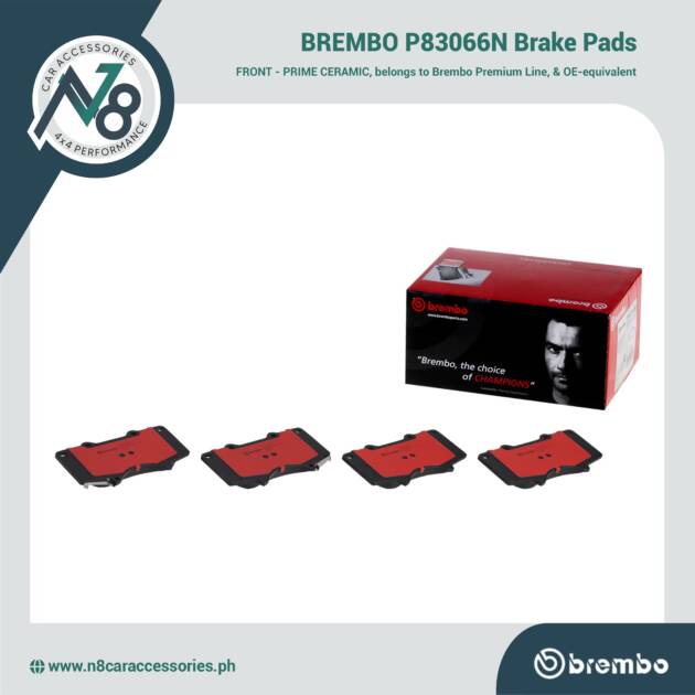 BREMBO Front Brake Pad Prime Ceramic P83066N Genuine