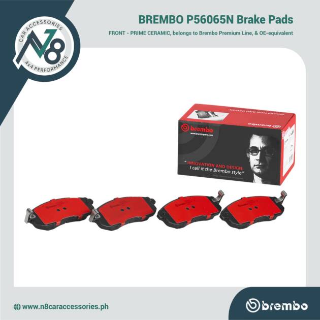 BREMBO Front Brake Pad Prime Ceramic P56065N Genuine