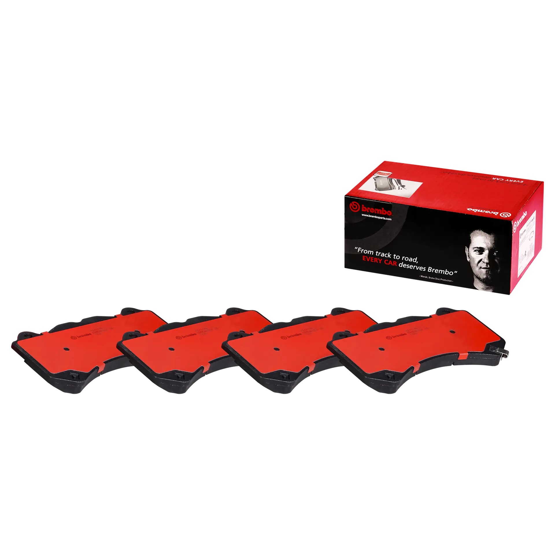 BREMBO Front Brake Pad Prime Ceramic P37018N Genuine - Image 2