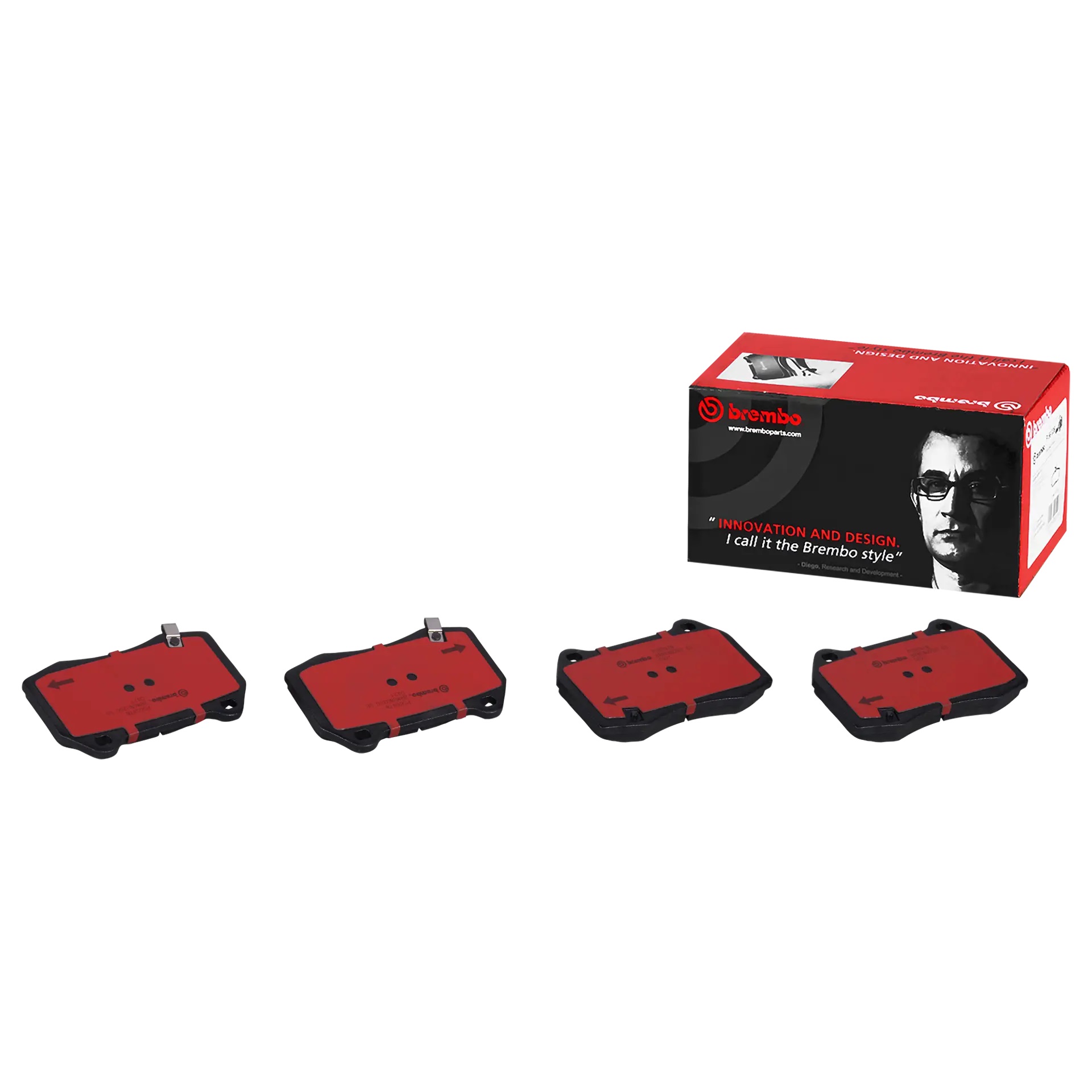 BREMBO Front Brake Pad Prime Ceramic P56047N Genuine - Image 2