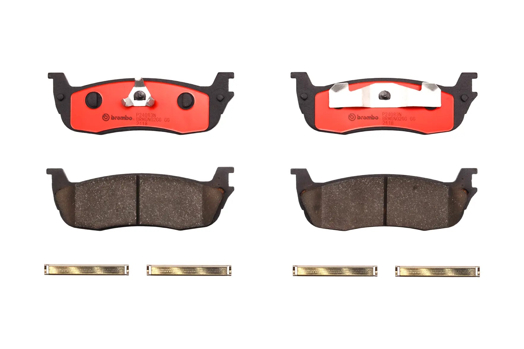 BREMBO Rear Brake Pad Prime Ceramic P24083N Genuine - Image 2