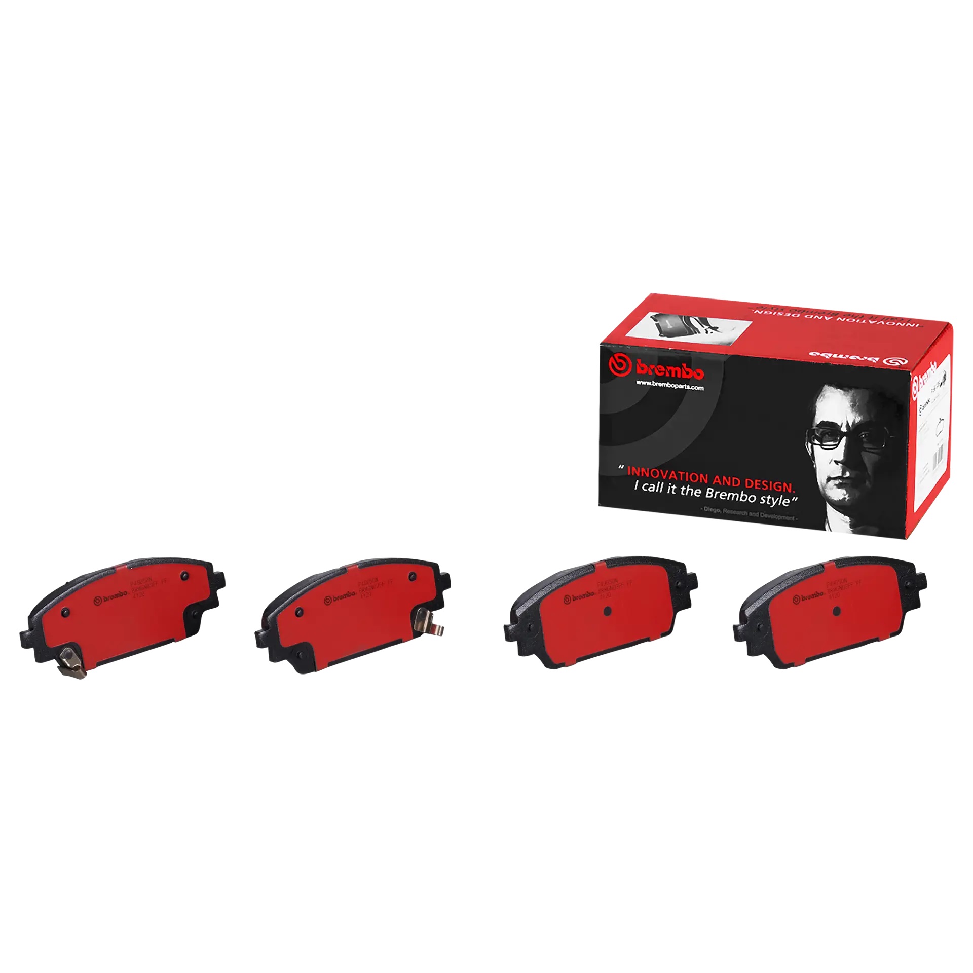 BREMBO Front Brake Pad Prime Ceramic P49050N Genuine - Image 2
