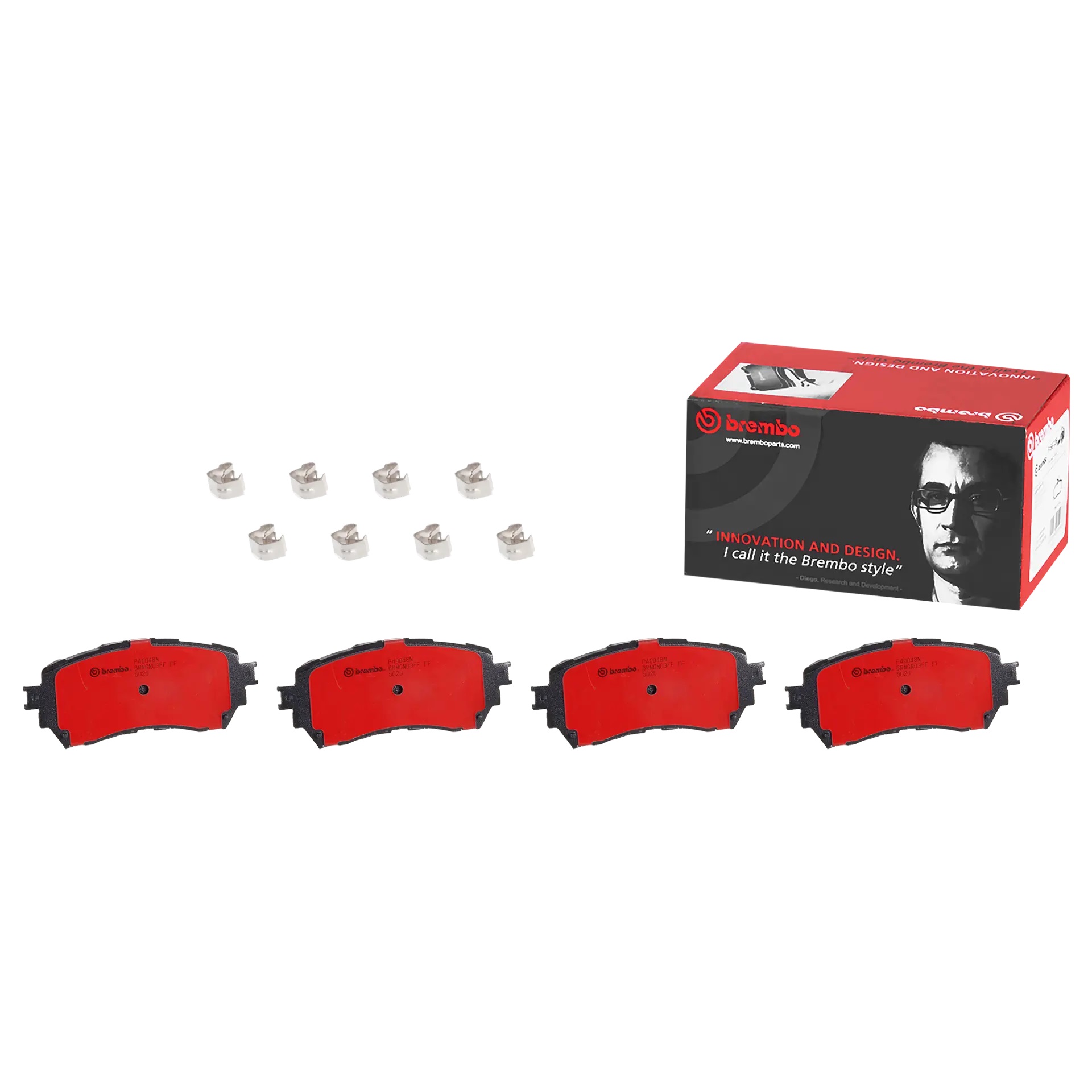 BREMBO Front Brake Pad Prime Ceramic P49048N Genuine - Image 2