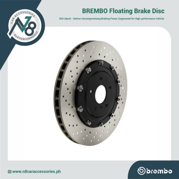 BREMBO Floating Brake Disc - R20 (4pot) Genuine