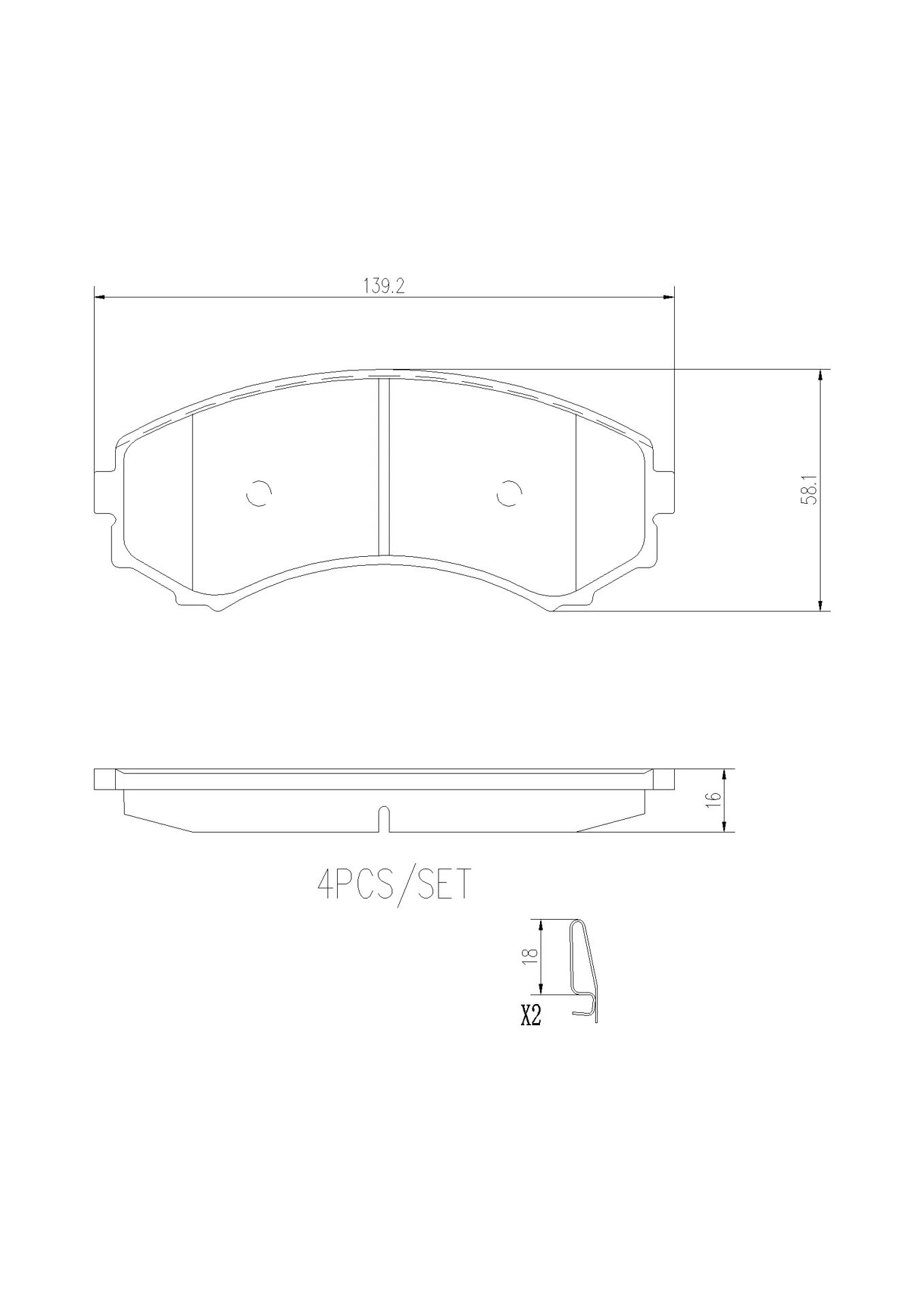 BREMBO Front Brake Pad Prime Ceramic P54029N Genuine - Image 3