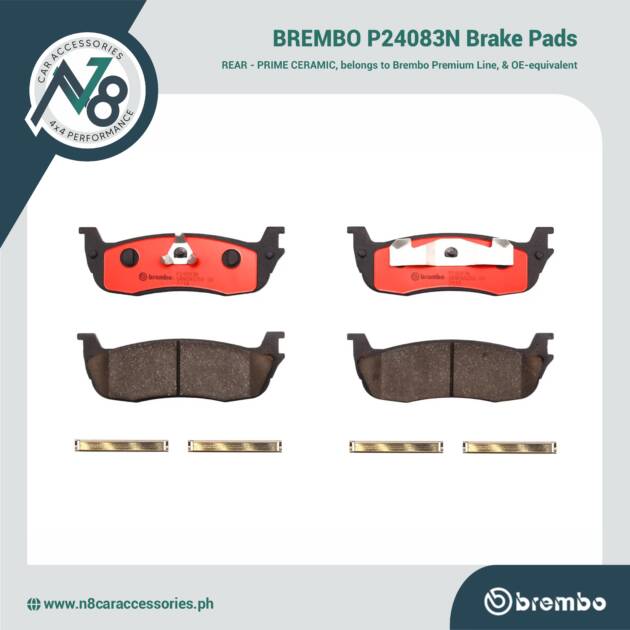BREMBO Rear Brake Pad Prime Ceramic P24083N Genuine