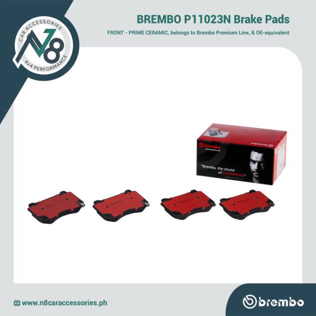 BREMBO Front Brake Pad Prime Ceramic P11023N Genuine