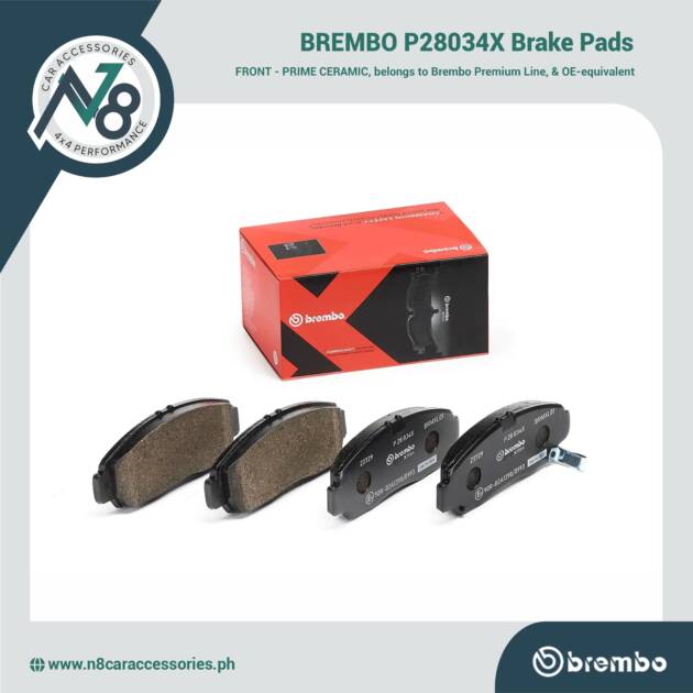 BREMBO Front Brake Pad Xtra P28034X Genuine