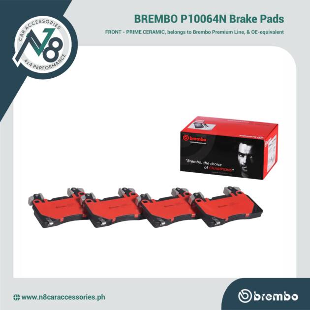 BREMBO Front Brake Pad Prime Ceramic P10064N Genuine