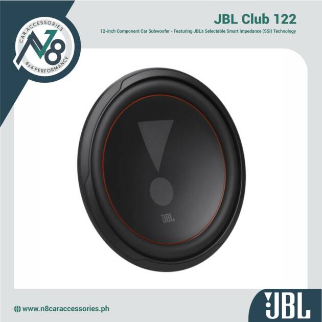 JBL Club 122 12-inch Component Car Subwoofer Genuine