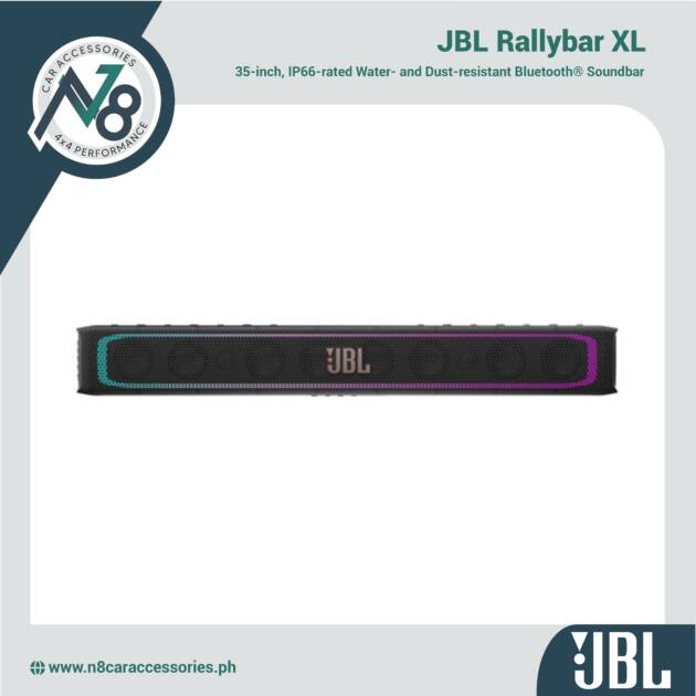 JBL Rallybar XL 35-inch Bluetooth® Soundbar Genuine