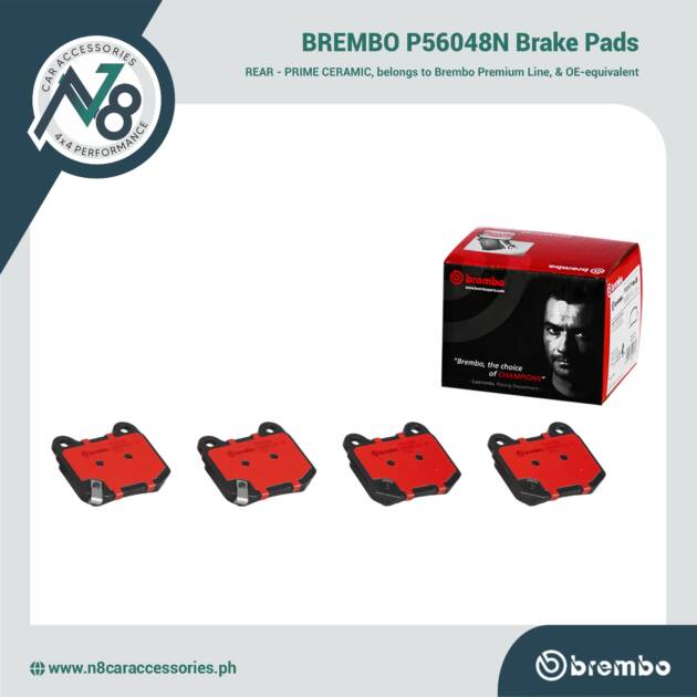 BREMBO Rear Brake Pad Prime Ceramic P56048N Genuine
