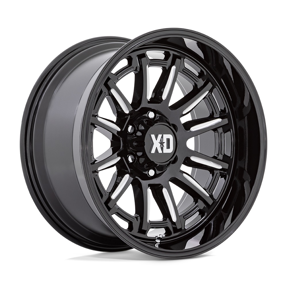 XD KMC XD865 Phoenix 20x9 6x114.3 et18 Gloss Black Milled Genuine - Image 2
