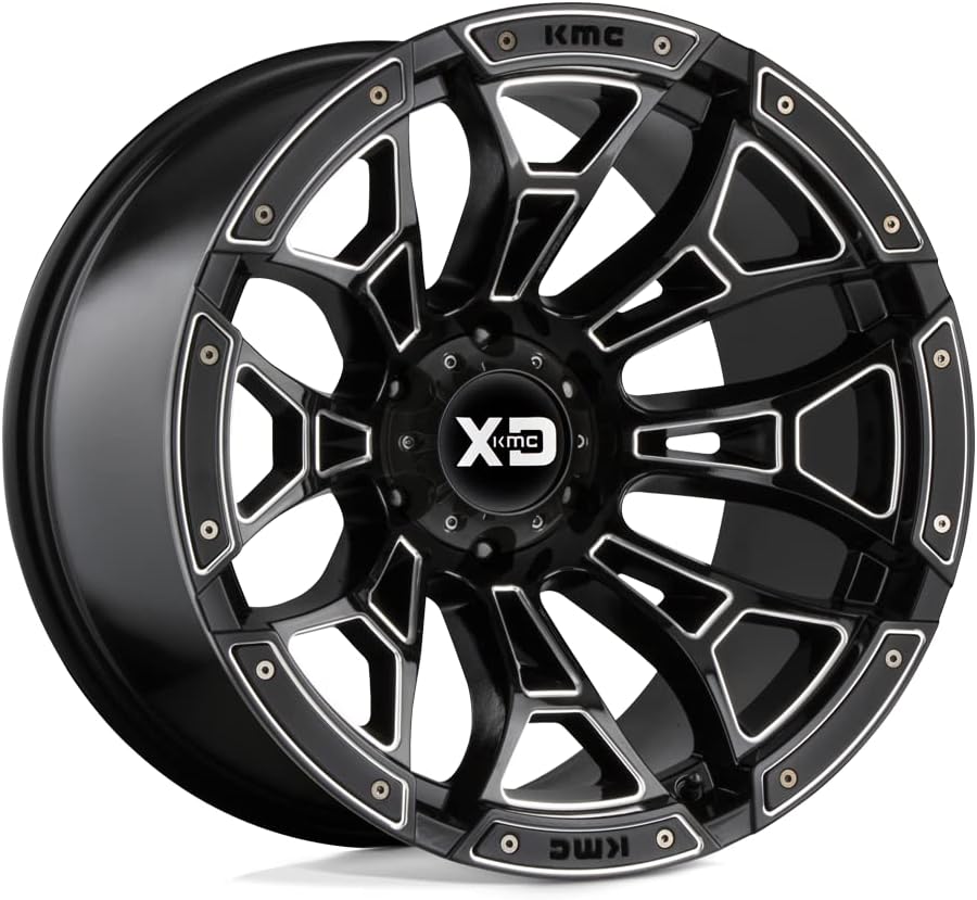 XD KMC XD841 Boneyard 20x12 5x127 et-44 Gloss Black Milled Genuine - Image 2