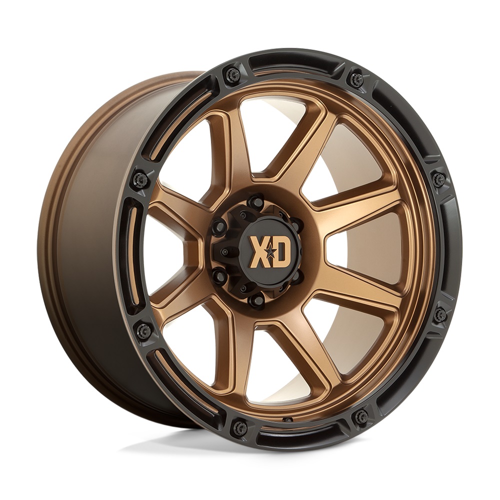 XD KMC XD863 Titan 20x12 6x139.7 et-44 Matte Bronze with Black Lip Genuine - Image 2