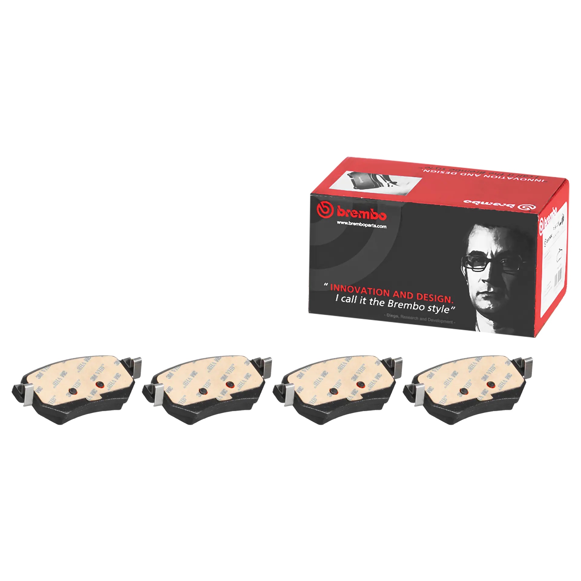 BREMBO Rear Brake Pad Prime Ceramic P49059N Genuine - Image 2