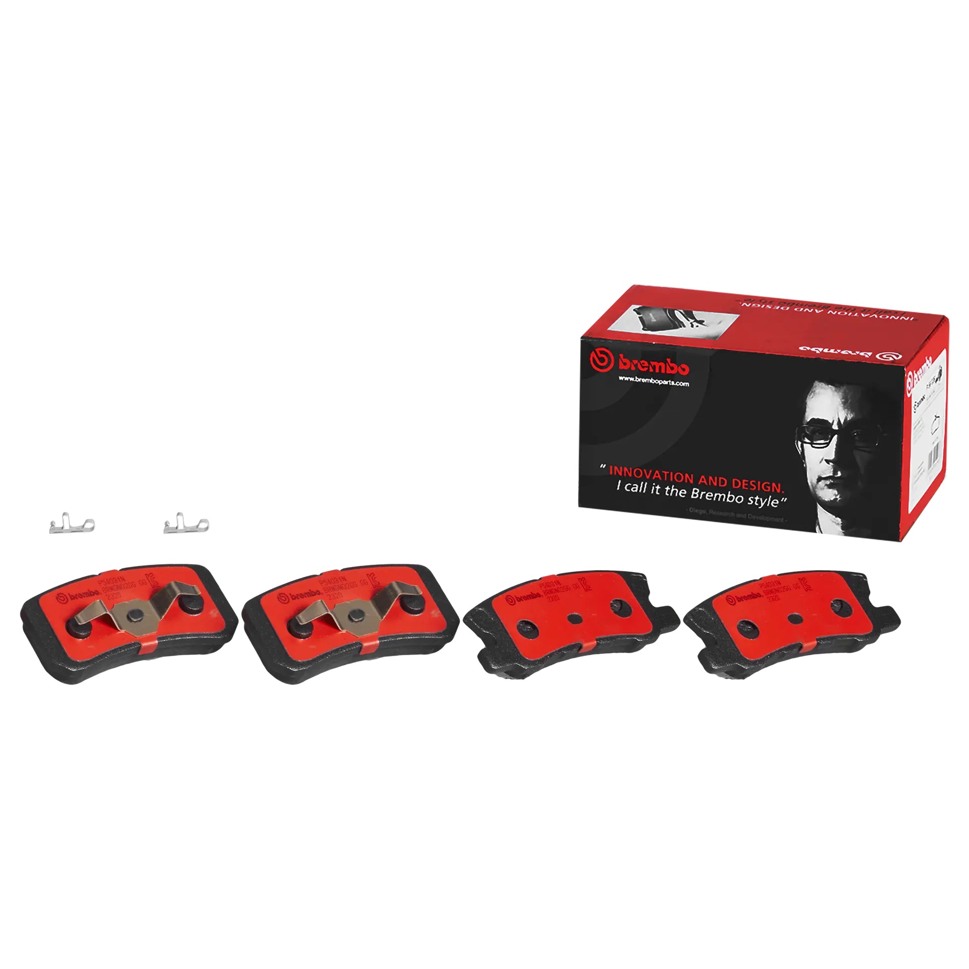 BREMBO Rear Brake Pad Prime Ceramic P54031N Genuine - Image 2