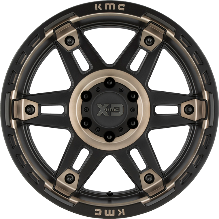 XD KMC XD840 Spy II 20x9 6x114.3 et18 Satin Black Dark Tint Genuine - Image 3