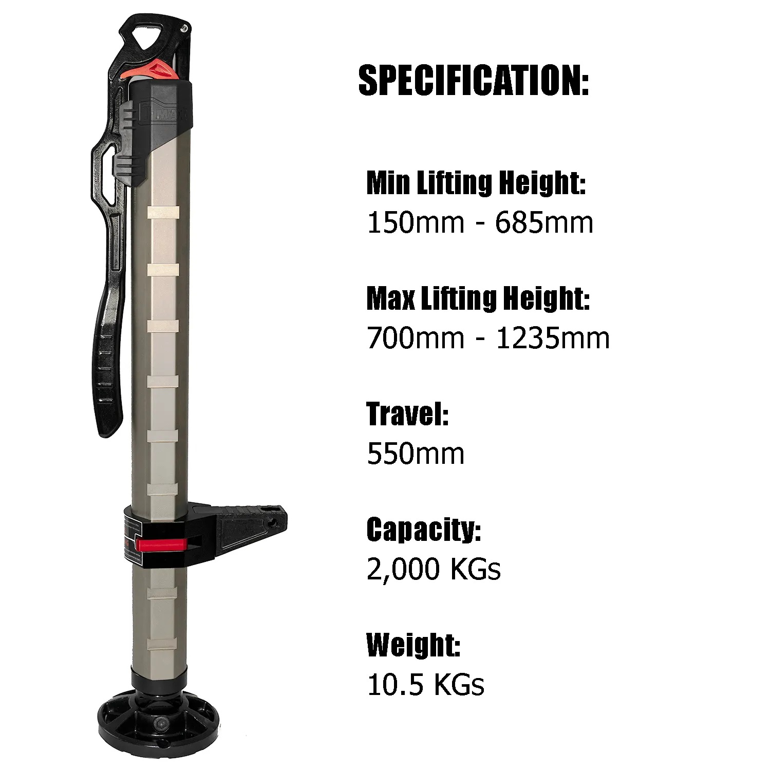 T-MAX Recovery Hydraulic Jack Genuine - Image 4