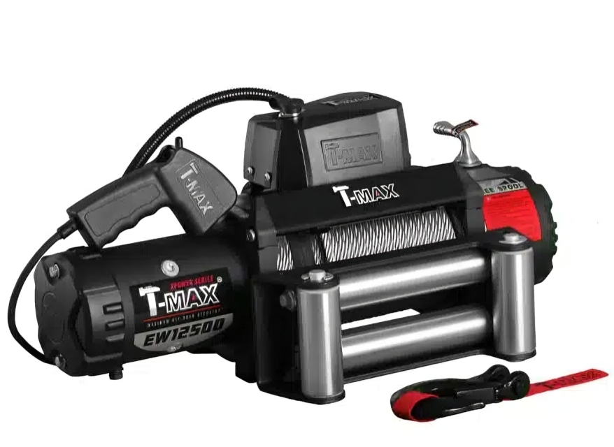 T-MAX EW-12500 12V Winch with Synthetic Rope/XPower Series Genuine - Image 2