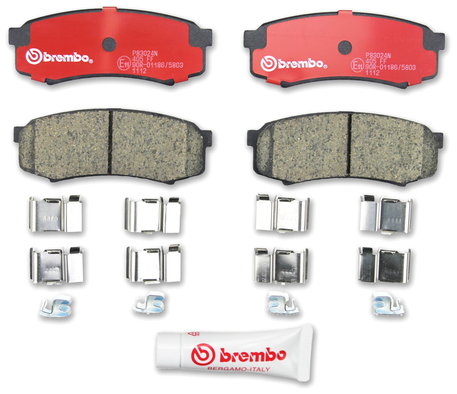 BREMBO Rear Brake Pad Prime Ceramic P83024N Genuine - Image 3