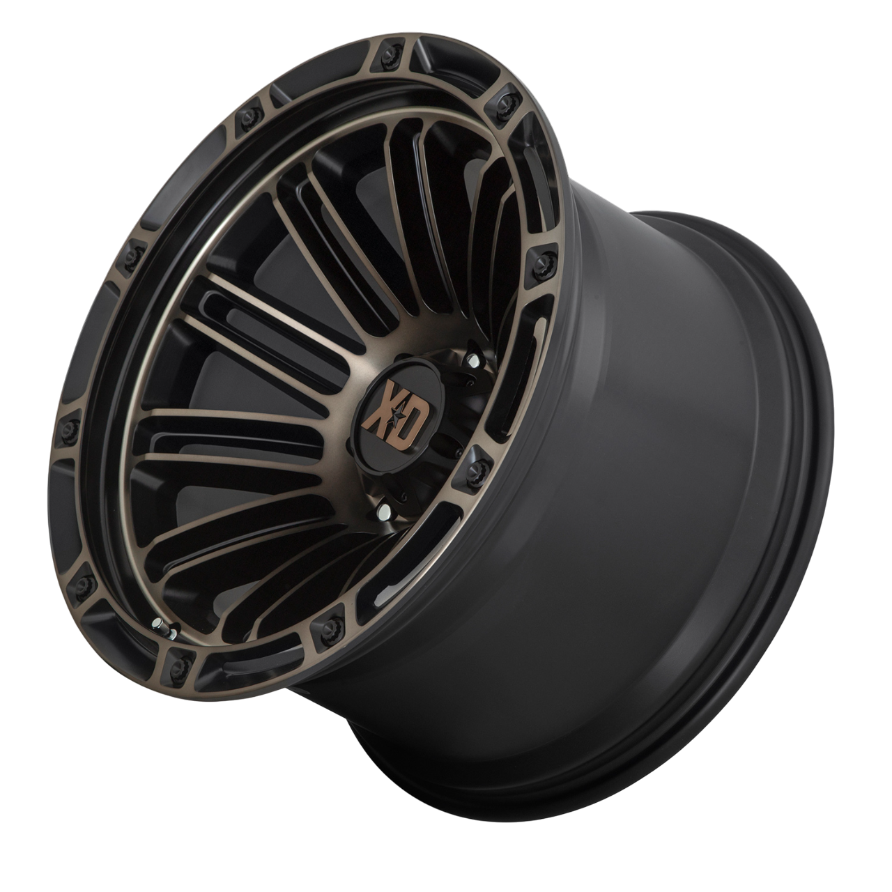 XD KMC XD846 Double Deuce 20x9 6x139.7 et00 Satin Black with Dark Tint Genuine - Image 3