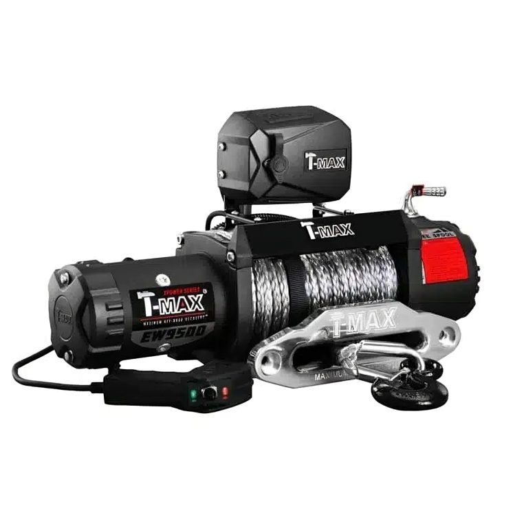 T-MAX EW-9500 12V Winch with Synthetic Rope/XPower Series Genuine - Image 3