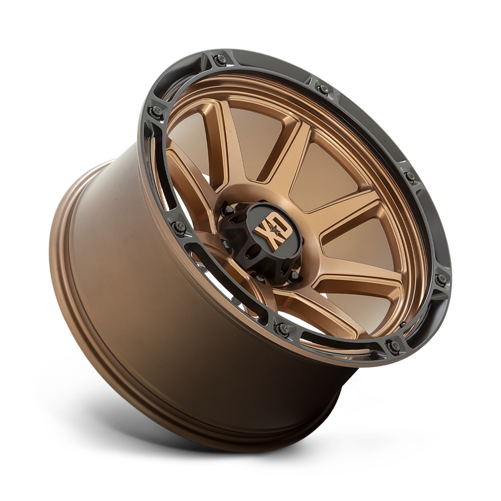 XD KMC XD863 Titan 20x12 6x139.7 et-44 Matte Bronze with Black Lip Genuine - Image 3
