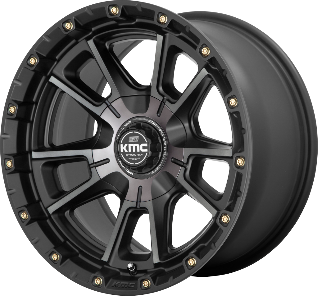 XD KMC KM100 Sync 20x9 6x135/139.7 et00 Satin Black with Gray Tint Genuine - Image 4