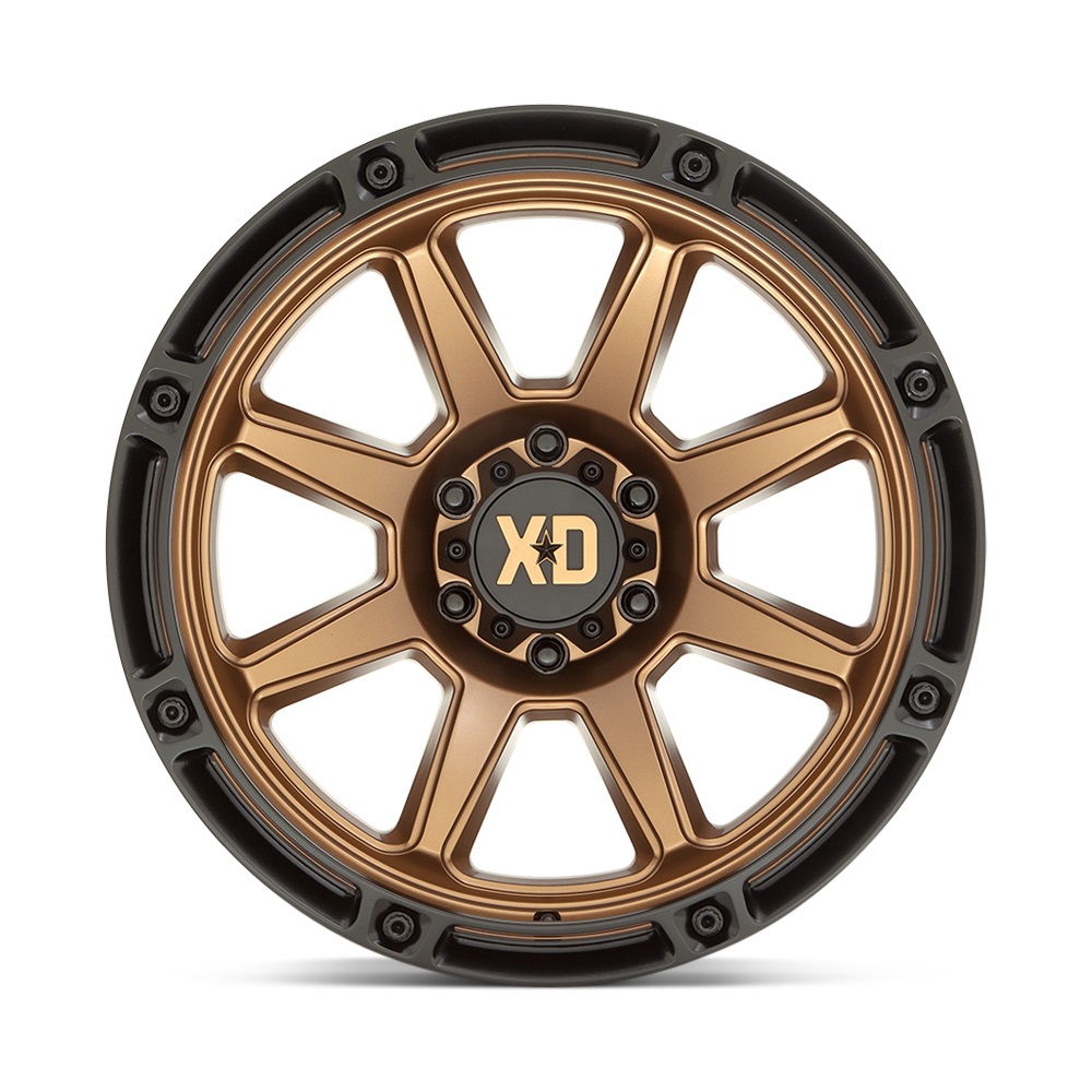 XD KMC XD863 Titan 20x12 6x139.7 et-44 Matte Bronze with Black Lip Genuine - Image 4