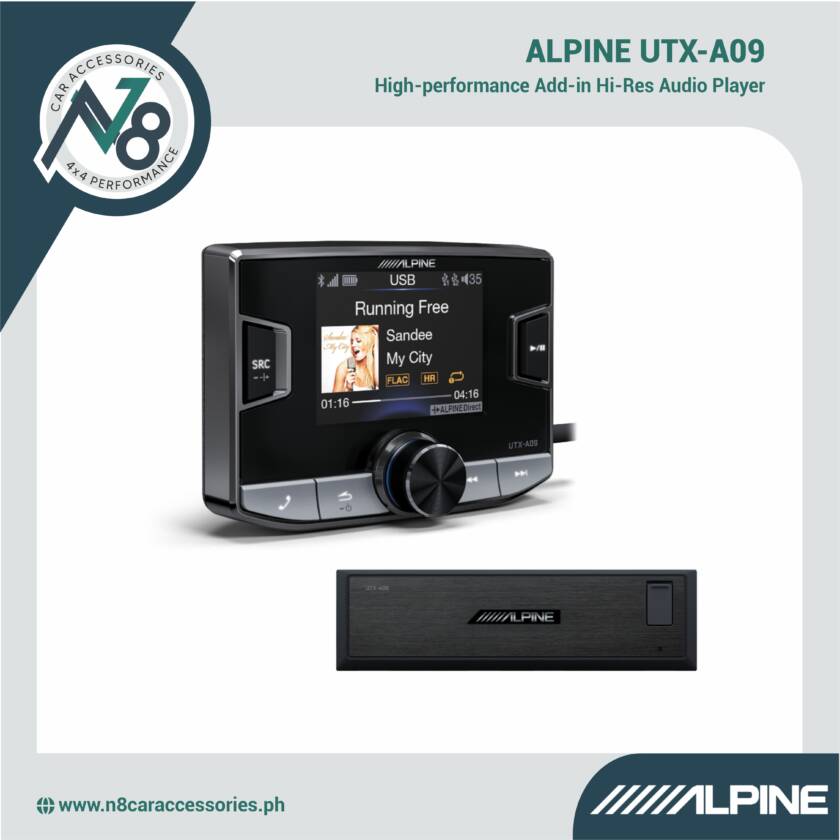 ALPINE UTX-A09 Add In Hi-Res Audio Player Genuine - N8 Car Accessories 4x4