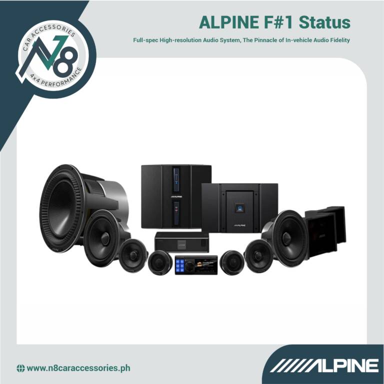 ALPINE F#1 Status Full-spec High-resolution Audio System Genuine