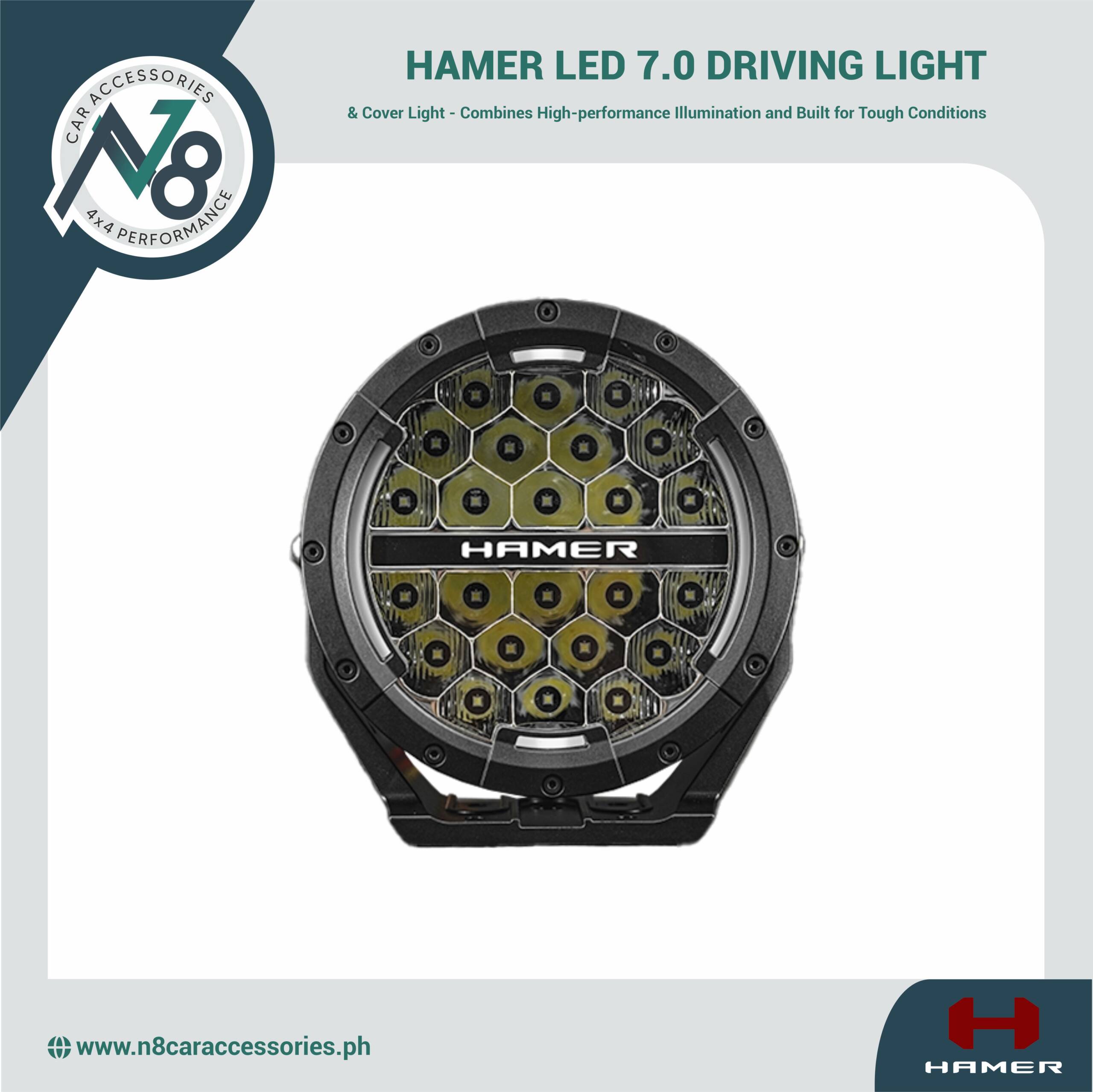 HAMER LED 7.0 Driving Light & Cover Light Genuine