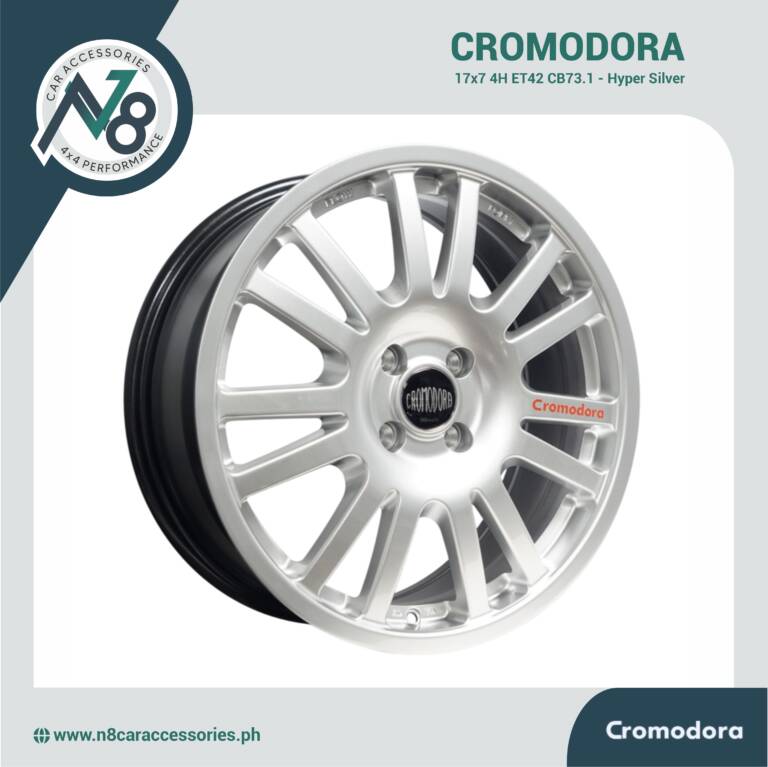 CROMODORA 17x7 4H ET42 CB73.1 Hyper Silver Genuine