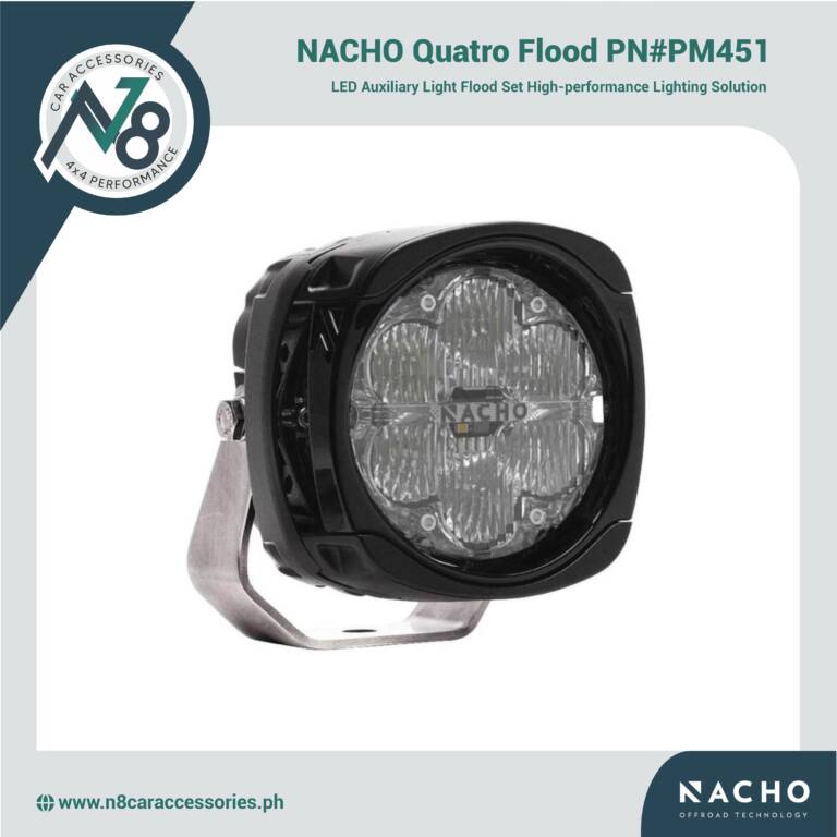 NACHO Quatro LED Auxiliary Light Flood Set PM451 Genuine