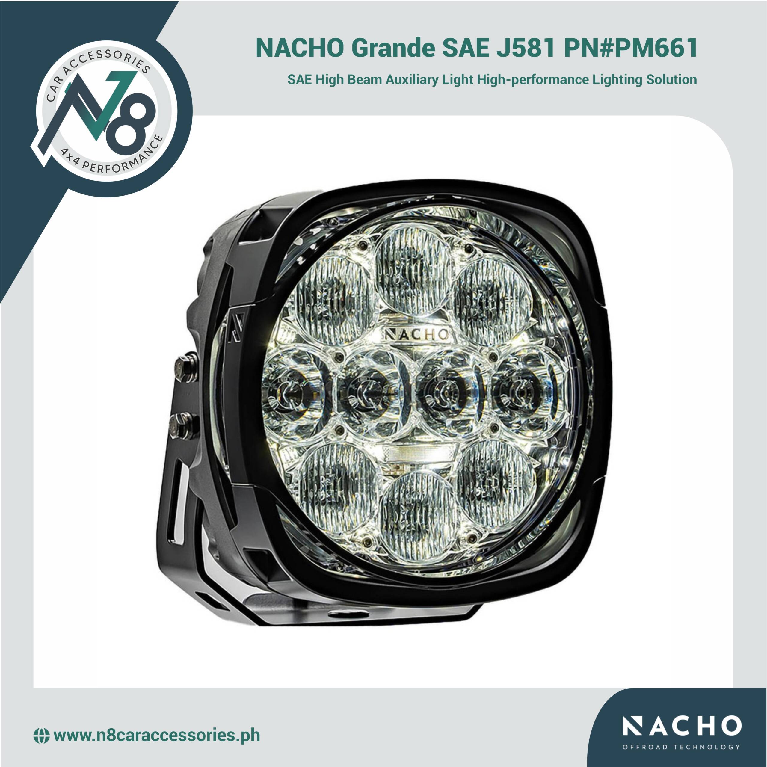 NACHO Grande SAE J581 High Beam PM661 Genuine
