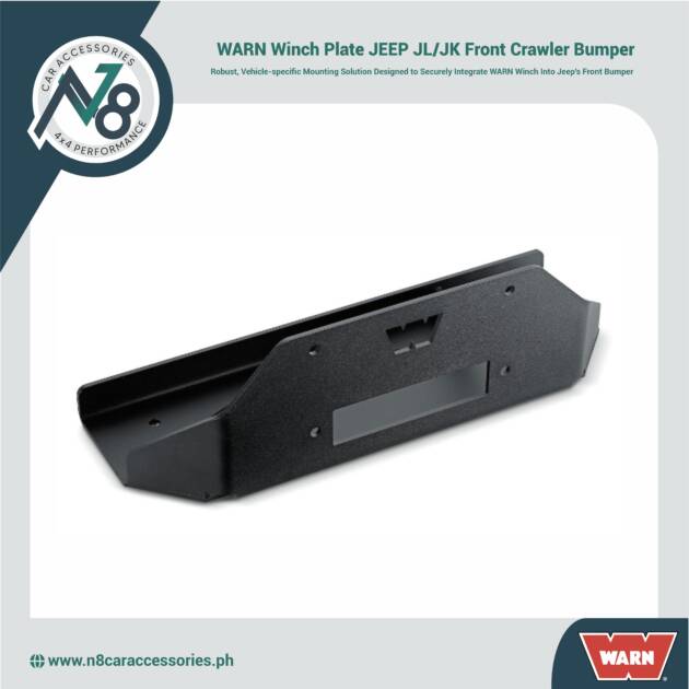 WARN Winch Plate JEEP JL/JK Front Crawler Bumper Genuine