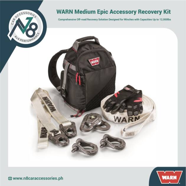 WARN 97565 Medium Epic Accessory Recovery Kit Genuine
