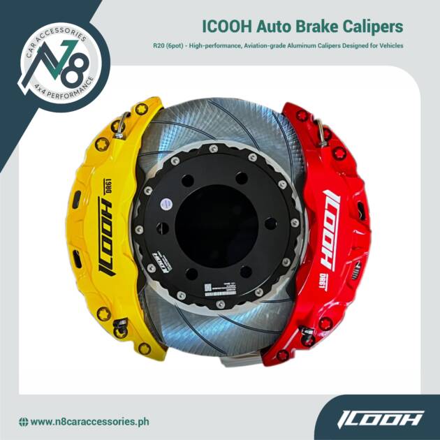 ICOOH Auto Brake Calipers - R20 (6pot) Genuine