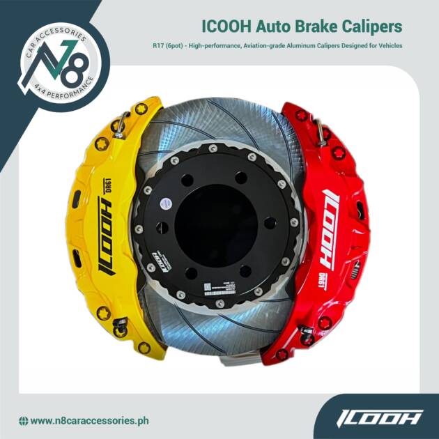 ICOOH Auto Brake Calipers - R17 (6pot) Genuine