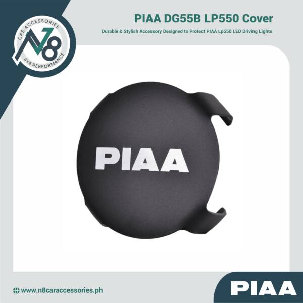 PIAA DG55B Solid Cover for LP550 Black Genuine