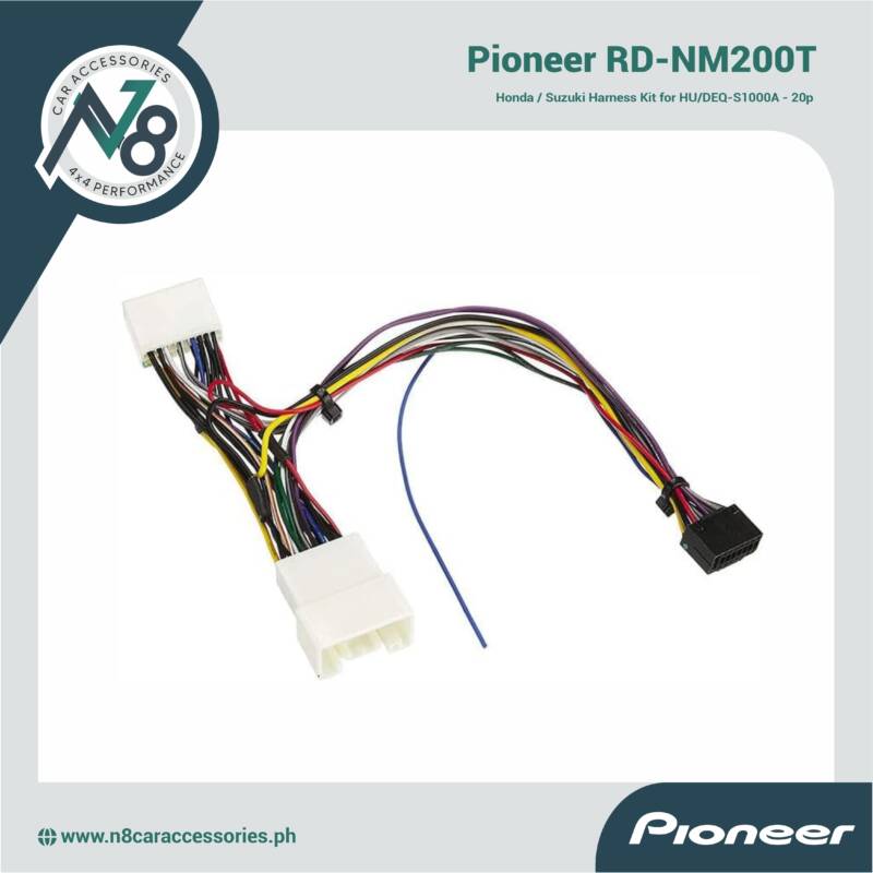 PIONEER RD-NM200T Honda / Suzuki Harness Kit for HU/DEQ-S1000A - 20p Genuine
