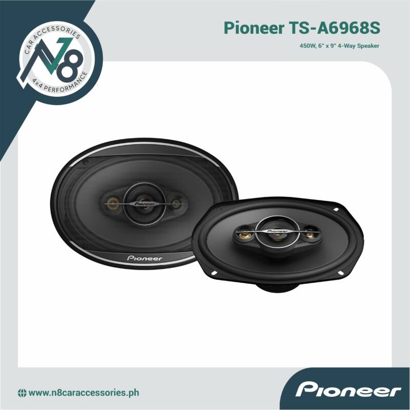 PIONEER TS-A6968S 450W, 6" x 9" 4-Way Speaker Genuine