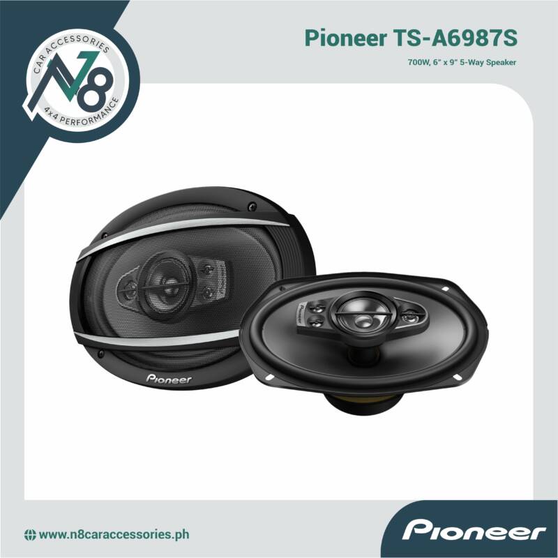 PIONEER TS-A6987S 700W, 6" x 9" 5-Way Speaker Genuine