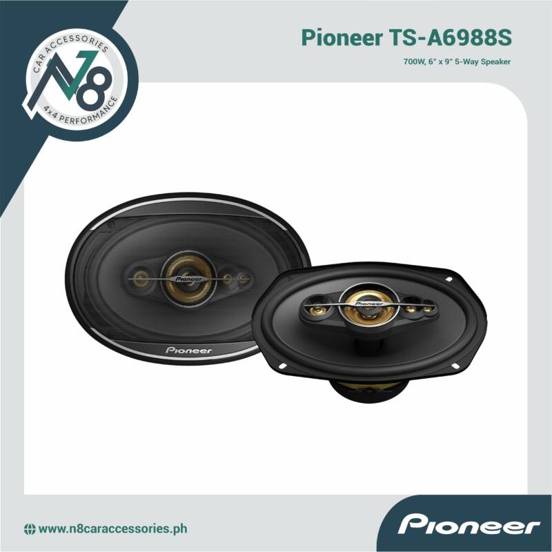 PIONEER TS-A6988S 700W, 6" x 9" 5-Way Speaker Genuine