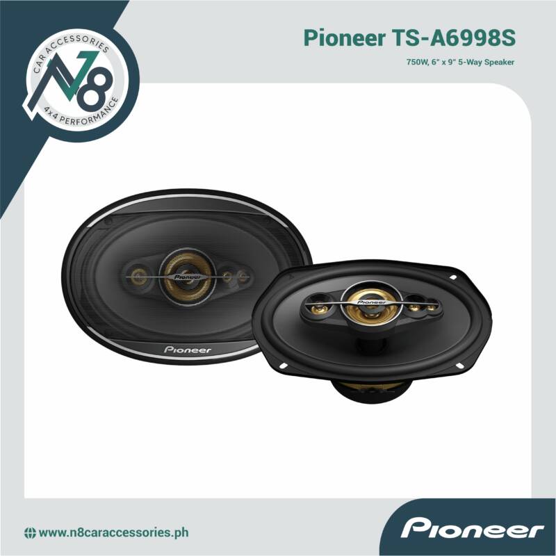 PIONEER TS-A6998S 750W, 6" x 9" 5-Way Speaker Genuine