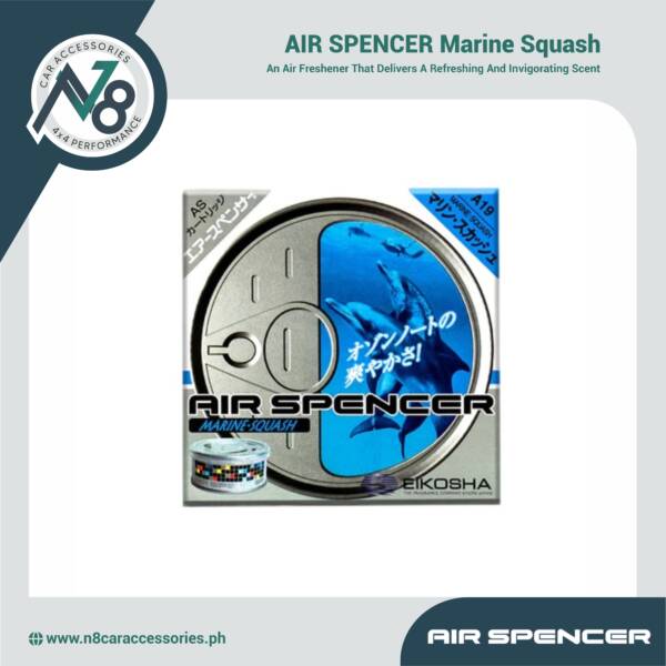 AIR SPENCER Air Freshener Marine Squash (Can) Scent Genuine