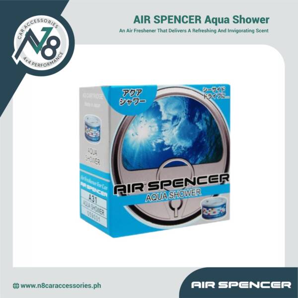 AIR SPENCER Air Freshener Aqua Shower (Can) Scent Genuine