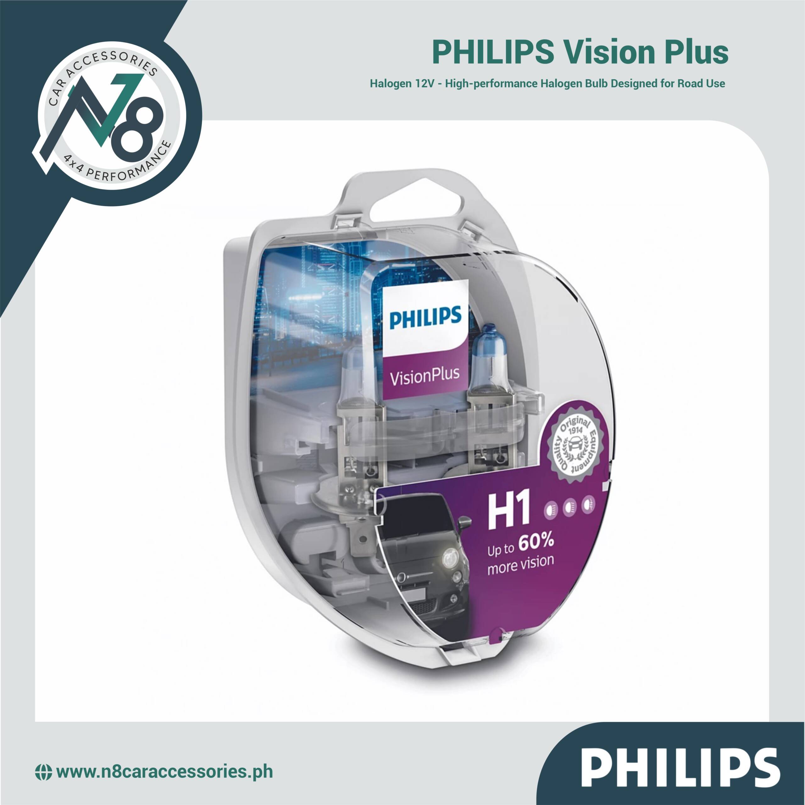 PHILIPS Vision Plus Halogen 12V Genuine