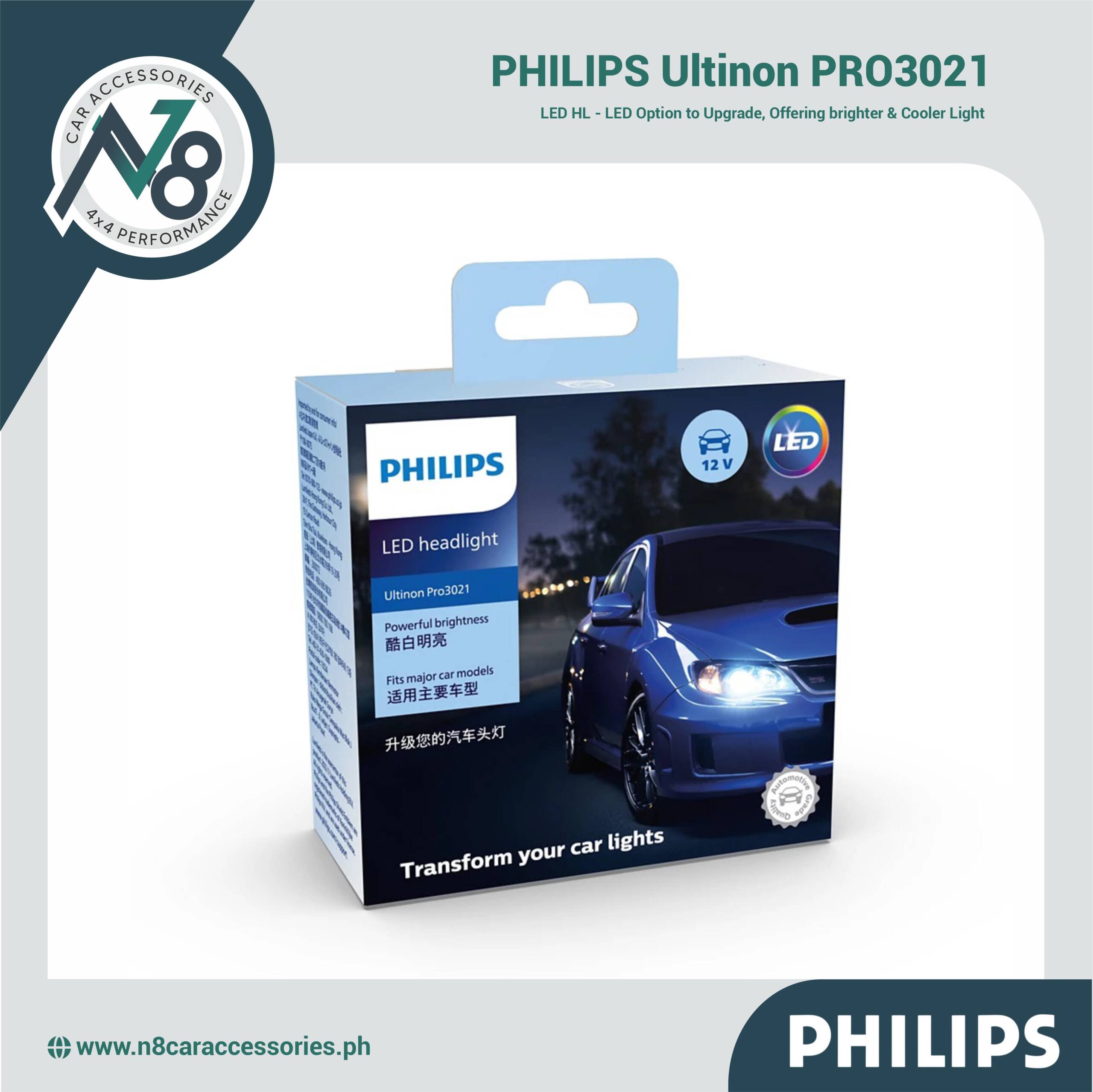 PHILIPS Ultinon PRO3021 LED HL Genuine